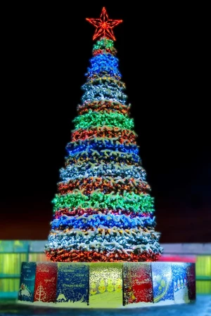  Комплект  освещения Северное сияние для елей высотой 14 м., 164 шт., Green Trees (Sev14)