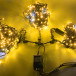 Комплект гирлянд 3 нити по 20 м, 24В, 600 желтых LED ламп, мерцание, черный провод ПВХ, Teamprof (TPF-S3*20F-B/Y)