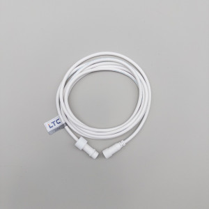 Соединитель 3 м. для бахромы, занавесов и нитей, 220В., провод белый каучук, IP65, LTC (LLS-8-3M)