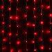 Светодиодный занавес Роса 1.6*1.6 м., 256 красных LED ламп, прозрачный провод, Beauty Led (Curtain 256-10-R)