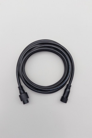 Соединитель 3 м. для бахромы, занавесов и нитей, 220В., провод черный каучук, IP65, LTC (LLS11-3M)