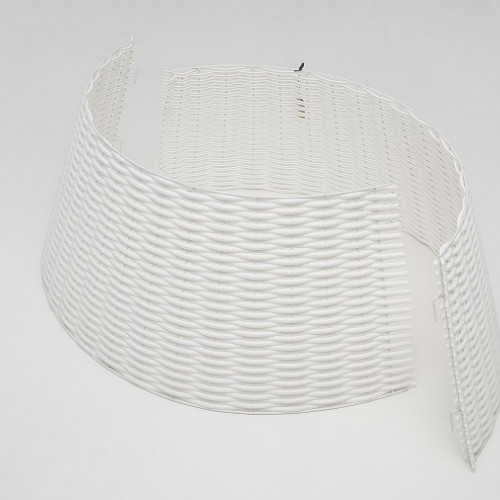 Корзина под елку Люкс Палермо 65 см., разборная, белый, ЕлкиТорг (65-223)