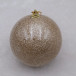 Шар новогодний 10 см., шампань глянцевый, пенопласт, Christmas DeLuxe (14973)