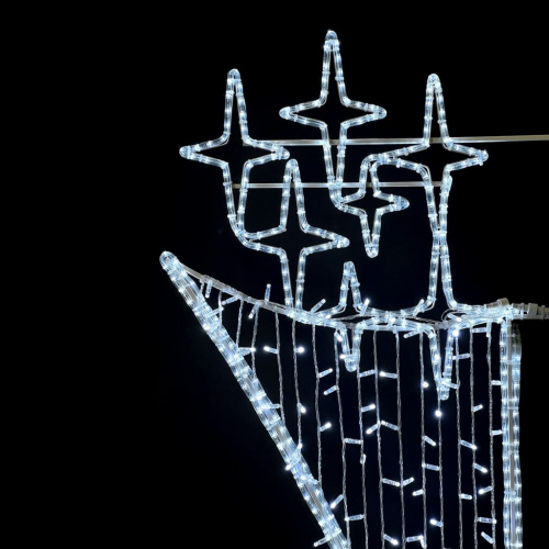 Светодиодная консоль Факел 75*200 см., холодный белый, 220В, LTC (LC-13411)