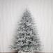 Искусственная елка Петроградская заснеженная 210 см., с теплыми белыми Led лампами, 100% литая хвоя, Елкиторг (237210)