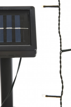 Светодиодная гирлянда на солнечной батарее 9.9 м., 100 теплых белых LED ламп, Kaemingk (494457)