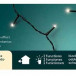 Светодиодная гирлянда на солнечной батарее 9.9 м., 100 теплых белых LED ламп, Kaemingk (494457)