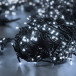 Комплект гирлянд 5 нитей по 20 м, 24В, 1000 холодных белых LED ламп, статика, черный провод ПВХ, Teamprof (TPF-S5*20-B/W)