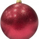 Шар пластиковый Искристый, 115 мм., 1 шт., красный, ПромЕлка (ШИПЛ-115RED)