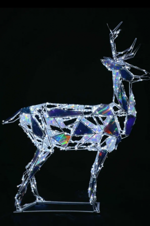  Светодиодная фигура Олень полигональный 160 см., Сад Радости (SR040)