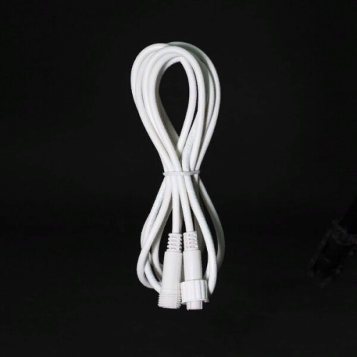 Соединитель 1 м. для бахромы, занавесов и нитей, 220В., провод белый каучук, IP65, LTC (LLS1M-8)