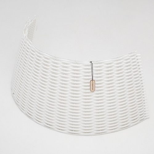 Корзина под елку Люкс Палермо 87 см., разборная, белый, ЕлкиТорг (87-223)