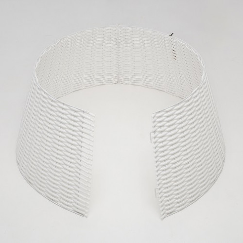 Корзина под елку Люкс Палермо 87 см., разборная, белый, ЕлкиТорг (87-223)