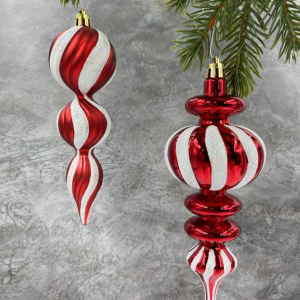 Набор пластиковых украшений Рождественская карусель,  2 шт., Christmas DeLuxe (89260)