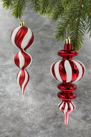 Набор пластиковых украшений Рождественская карусель,  2 шт., Christmas DeLuxe (89260)