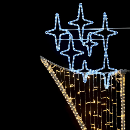 Светодиодная консоль Факел 75*200 см., теплый белый, 220В, LTC (LC-13412)