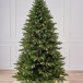 Искусственная ель Московская с шишками 210 см., литая хвоя+пвх, Max Christmas (ЕМС21)