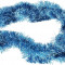Мишура цвет голубой, диаметр 100 мм., длина 3 м., ЕлкиТорг (M100blue)