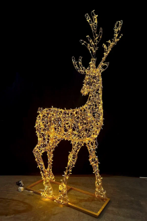 Светодиодная фигура Олень лесной большой 350 см., Сад Радости (SR041)