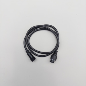 Соединитель 1 м. для бахромы, занавесов и нитей, 220В., провод черный каучук, IP65, LTC (LLS1M-1)