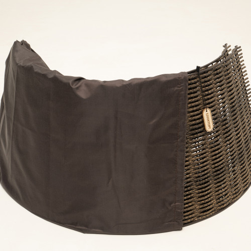 Корзина под елку Люкс Палермо 65 см., разборная, корица, ЕлкиТорг (65-224)