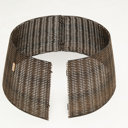 Корзина под елку Люкс Палермо 65 см., разборная, корица, ЕлкиТорг (65-224)