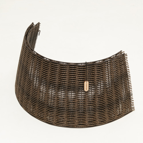 Корзина под елку Люкс Палермо 65 см., разборная, корица, ЕлкиТорг (65-224)