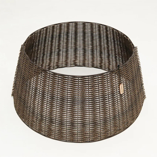 Корзина под елку Люкс Палермо 65 см., разборная, корица, ЕлкиТорг (65-224)