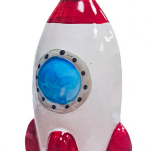 ФУ-775 Елочное украшение Космическая ракета h-10 см., Коломеев