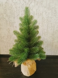 Настольная елка Тирольская в мешочке 40 см., 100% литая хвоя, ЕлкиТорг (238040)