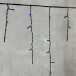 Светодиодная бахрома 3,1*0,5 м., 150 разноцветных LED ламп, 220В., черный провод ПВХ, LTC (PIL150-11-2M)