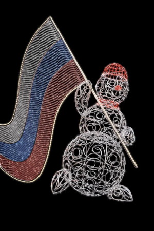 Светодиодная фигура Снеговик Патриот 250 см., Сад Радости (SR238)