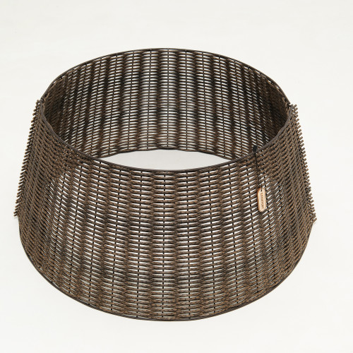 Корзина под елку Люкс Палермо 87 см., разборная, корица, ЕлкиТорг (87-224)