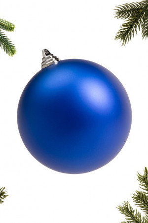 Шар пластиковый матовый 140 мм., синий, ЕлкиТорг (150503)