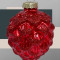 Набор стеклянных украшений Кедровая шишка 70 мм., 12 шт., красный, Christmas DeLuxe (14718)