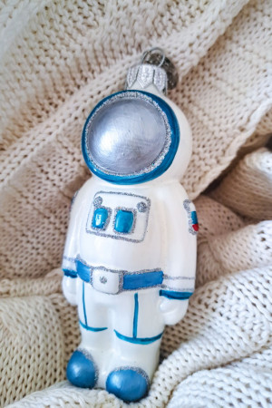 ФУ4-2208 Елочное украшение Космонавт большой h-12 см., Коломеев