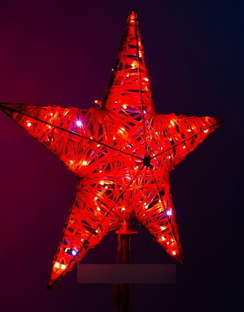 Макушка Кремлевская из стекло-нити 75 см. для елей высотой от 3 до 8 м., красная, Green Trees (krem-sn-75red)