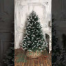 Искусственная елка Амелия заснеженная 120 см., 100% литая хвоя, ЕлкиТорг (163120)