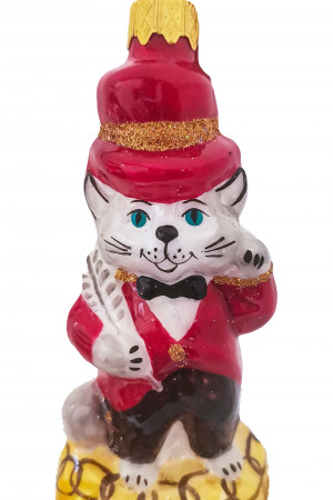 Елочное украшение Кот нотариус h-9 см., Коломеев (ФУ-626)