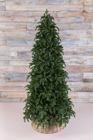 Елка Нормандия стройная 305 cм., интерьерная, литая хвоя+пвх, Triumph Tree (73012)