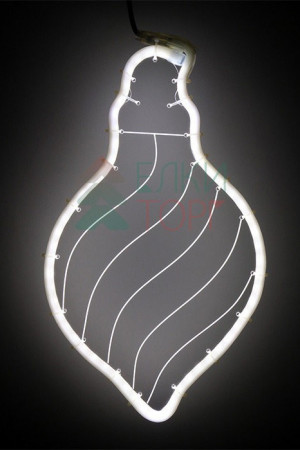 Светодиодная фигура из акрилайта холодное белое свечение, 24*42 см., 220В,  Beauty Led (HFS1-2W) 