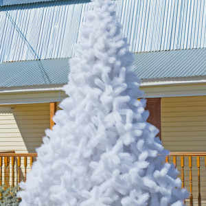 Интерьерная искусственная сосна Рублевская белая 4,5 м., ствольная, Леска, Green Trees (GT4,5RULESW)