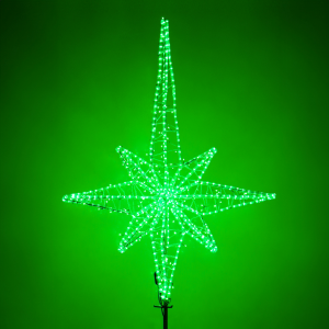 Макушка Роза Ветров 200 см. для елей высотой от 15 до 30 м., зеленая, Green Trees (roz-200green)