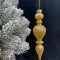 Винтажное украшение подвеска Каприз 17 см., античное золото, Christmas DeLuxe (14007) 