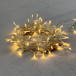 Светодиодная нить 100 теплых белых LED ламп, 10 м., 220-230В., прозрачный провод ПВХ, LTC (PST100-10-2WW)
