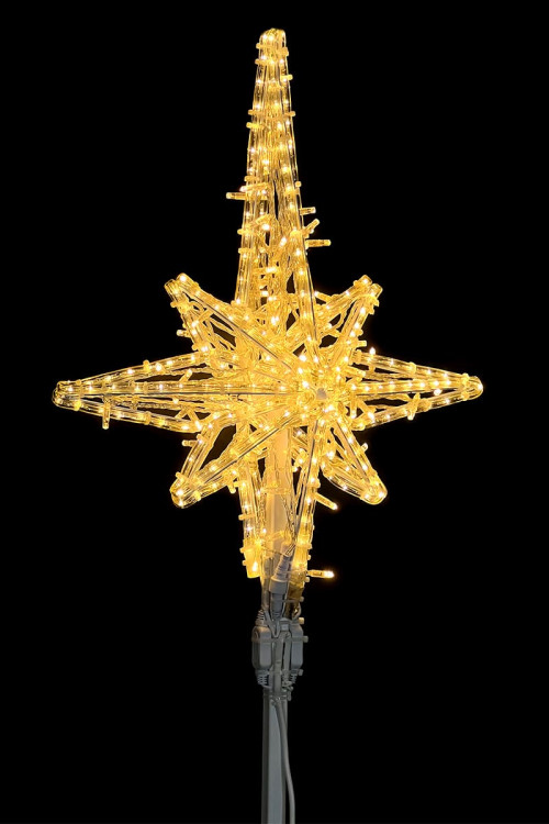 Светодиодная макушка Роза Ветров 75 см., Тепло-Белая, 220В, LTC (LC-13211)