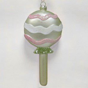 Елочное украшение леденец, пластик, h-15,5 см (AP-38)
