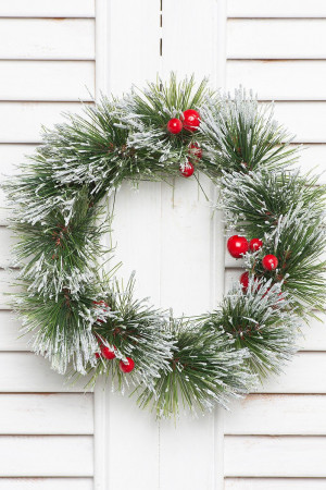 Хвойный венок Скарлет 20 см., ЕлкиТорг (52065)