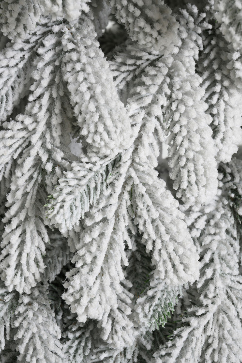 Искусственная елка Тароко заснеженная 210 см., 100% литая хвоя, ЕлкиТорг (198210)