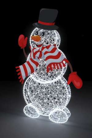 Светодиодная фигура Снеговик с шарфом композит 200 см., Сад Радости (SR241)